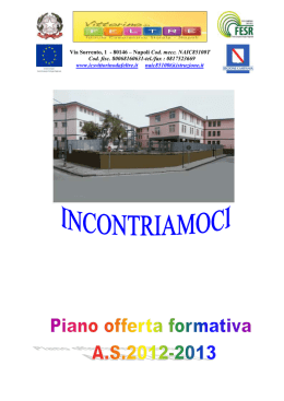 La Parte Organizzativa - Istituto Comprensivo Statale Vittorino da