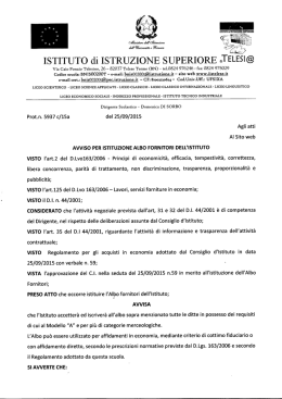 istituto ci&igrave; istruzi&ugrave;ne superiore @tel&egrave;s i