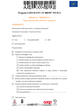 Sconsigli per gli acquisiti_Ferrara