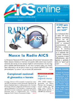 AICS ON LINE N° 232 del 03/11/2011