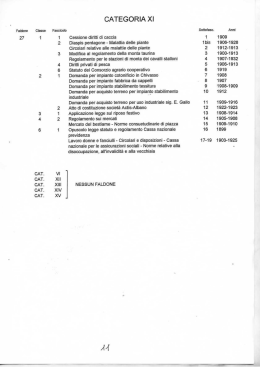Categoria XI - Comune di Chivasso