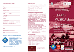 Brochure 2012 - Associazione Culturale Ischia Musica