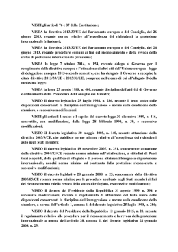 Il testo del D.lgs (in formato pdf) - Governo Italiano Presidenza del