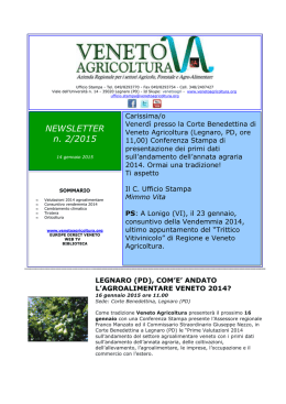 news 2 - Veneto Agricoltura