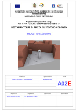 A02E- Piano di Sicurezza e Coordinamento