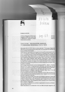 A.N.C.U.P.M. - DELEGAZIONE MARCHE