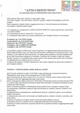 Statuto - Occitania Motor Sport asd