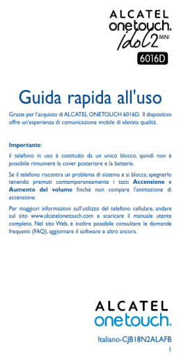 Guida rapida all`uso - produktinfo.conrad.com