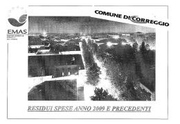 Residui passivi - Comune di Correggio