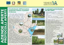 aziende aperte pro - Veneto Agricoltura