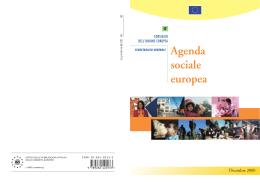 Agenda sociale europea - Council of the European Union
