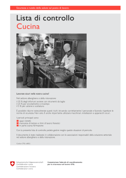 Lista di controllo: Cucina (CFSL)