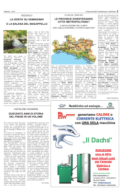pagina 3 - Giornale della Fontanabuona e dell`Aveto