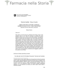 Page 1 Farmacia nella Storia Patrizia Csi-olisiii
