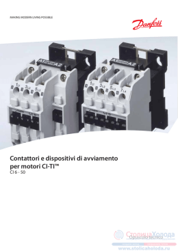 Contattori e dispositivi di avviamento per motori CI-TI™