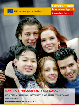 modulo 9: “demografia e migrazioni”