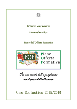 POF 2015_2016 - Istituto Comprensivo Gonnosfanadiga