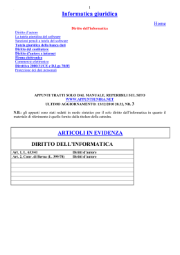 informatica giuridica 5