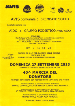 Volantino - Noter an camina