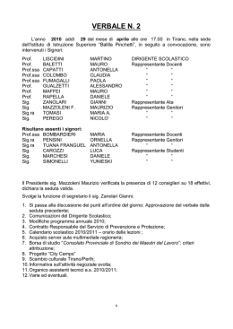 verbale n - Pinchetti