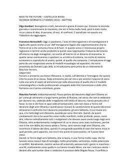 Leggi la trascrizione dell`intervento