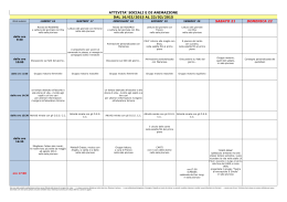 Settimana dal 16.02 al 22.02.2015 - Azienda Pubblica di Servizi alla