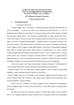 il beato giovanni paolo ii papa