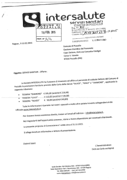 Doc. - Comune di Pozzallo