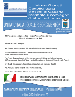 mm L` Unic3ne Giuristi - Associazione Madonna Della Libera Castel