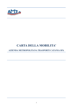 Indice carta dei servizi