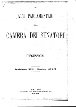 Indice dell`Attivit&agrave; Parlamentare