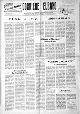 Page 1 ANNO XLII - N.l Esce il I5 c 30 di ogni mcse C l Euttuts&acirc;l&ucirc; del