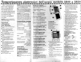 ISTR 5800 5850 - Esi irrigazione