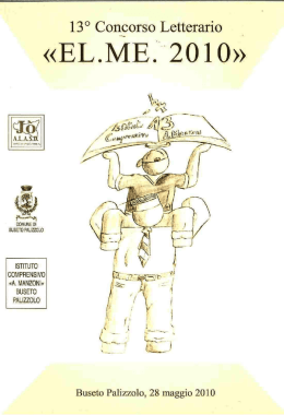 Page 1 13O Con&ccedil;orso Letterario &laquo;ELA/113.2010&raquo; |ST|TUTO