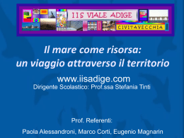 Diapositiva 1 - Aiig - Associazione Italiana Insegnanti Geografia