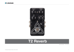 T2 Reverb - TC Electronic