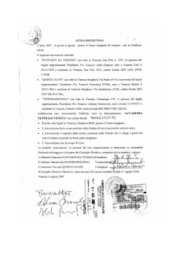 Scarica lo Statuto dell`Accademia