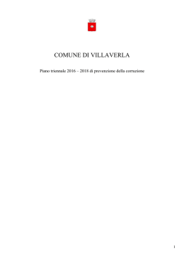 Indice - Comune di Villaverla