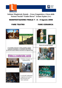 Video e materiale vario