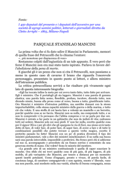 pasquale stanislao mancini