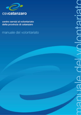 Manuale del Volontariato