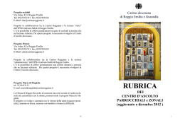DATI DEL CDA - Caritas Reggiana