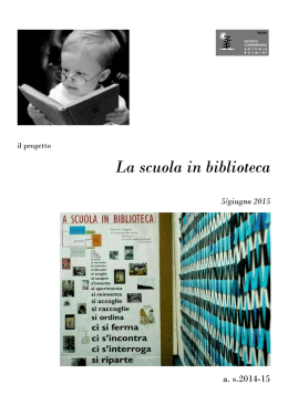 La scuola in biblioteca