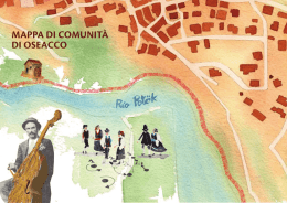 Opuscolo della Mappa di Comunit&agrave; di Oseacco