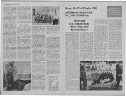 27 - 28 luglio 1976 ASSEMBLEA NAZIONALE DI LOTTA CONTINUA