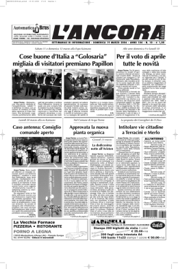 Numero 10 - L`ANCORA edicola