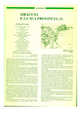 siracusa - Associazione Culturale Sicilia Firenze
