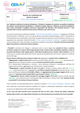 Con l`adesione volontaria al presente disciplinare, l`Azienda si