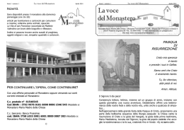 Versione per stampa - Monastero Francescano