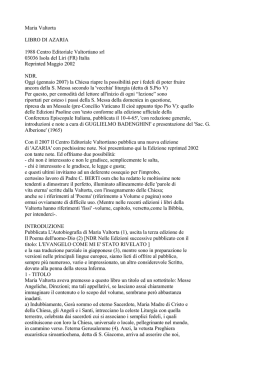 Maria Valtorta LIBRO DI AZARIA 1988 Centro Editoriale Valtortiano